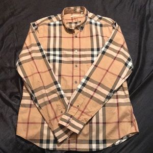 Burberry Long Sleeve Button Down